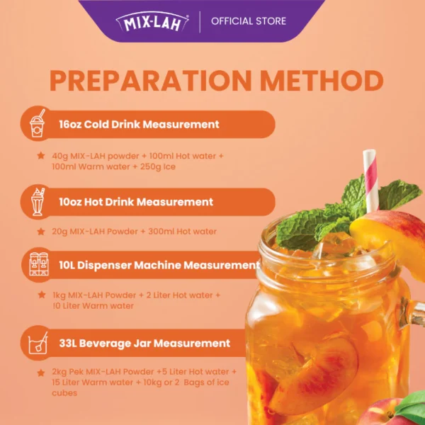 my-11134207-820lf-mgmzggdp6ya544 MIX-LAH Peach Iced Tea Powder (1kg)